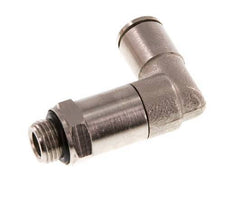 Codo de 6mm x G1/8'' de 90 grados con rosca macho de latón NBR con manguito largo giratorio [2 piezas]