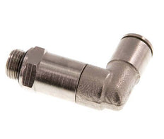 Codo de 6mm x G1/8'' de 90 grados con rosca macho de latón NBR con manguito largo giratorio [2 piezas]