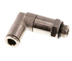 Codo de 6mm x G1/8'' de 90 grados con rosca macho de latón NBR con manguito largo giratorio [2 piezas]