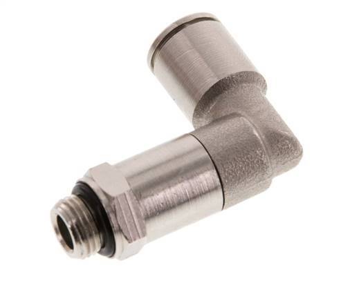 Codo de 90 grados de 8mm x G1/8'' con rosca macho de latón NBR giratorio [2 piezas]