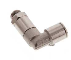 Codo de 90 grados de 8mm x G1/8'' con rosca macho de latón NBR giratorio [2 piezas]