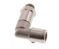 Codo de 90 grados de 8mm x G1/8'' con rosca macho de latón NBR giratorio [2 piezas]
