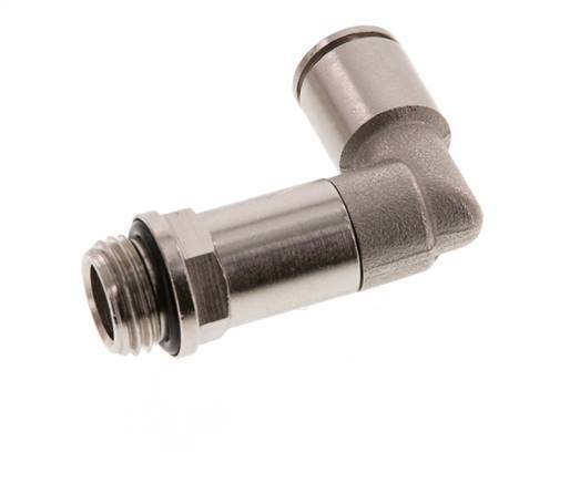 Codo de 90 grados de 8mm x G1/4'' con rosca macho de latón NBR giratorio [2 piezas]
