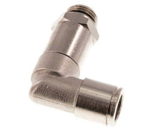 Codo de 90 grados 10mm x G1/4'' con rosca macho Latón NBR Manguito largo giratorio