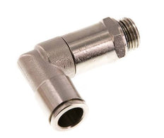 Codo de 90 grados 10mm x G1/4'' con rosca macho Latón NBR Manguito largo giratorio