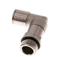 Codo de 90 grados 10mm x G3/8'' con rosca macho Latón NBR Manguito largo giratorio