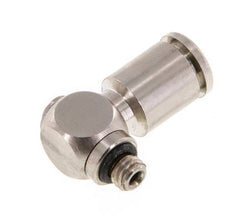 Codo de 5mm x M 5 90deg Racor en L con rosca macho Latón NBR Giratorio