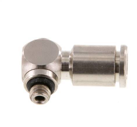 Codo de 5mm x M 5 90deg Racor en L con rosca macho Latón NBR Giratorio