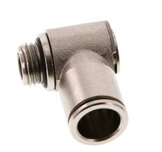 12mm x G3/8'' 90deg Elbow L-shape Push-in Fitting with Male Threads Brass NBR Rotatable