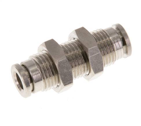 Racor de 5 mm de latón NBR Bulkhead
