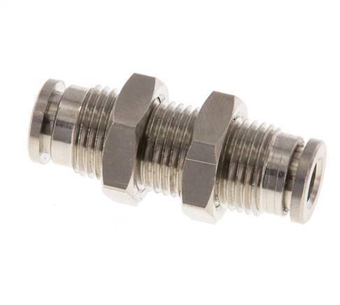 Racor de 5 mm de latón NBR Bulkhead