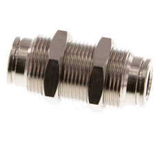 Racor rápido de 8 mm Pasamuros de latón NBR