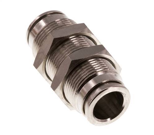 Racor rápido de 10mm Pasamuros de latón FKM