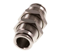 Racor rápido de 10mm Pasamuros de latón FKM