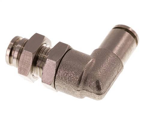 Codo de 90 grados de 4 mm Racor de latón NBR