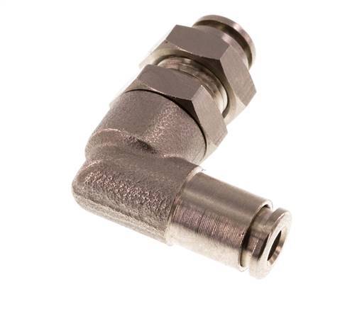 Codo de 90 grados de 4 mm Racor de latón NBR