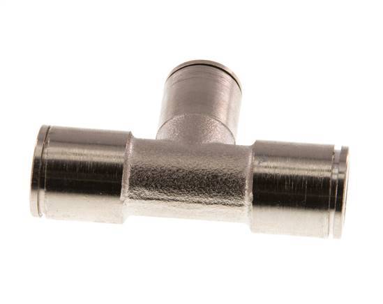 Racor en T de 8 mm x 10 mm Latón NBR