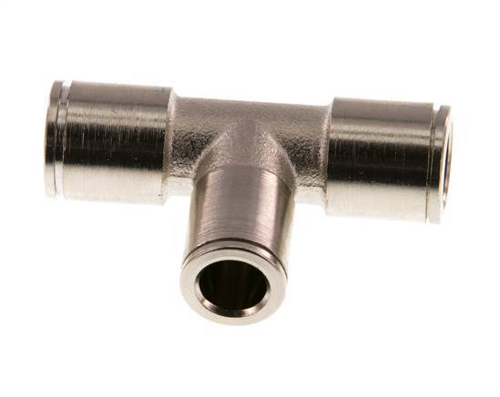 Racor en T de 8 mm x 10 mm Latón NBR