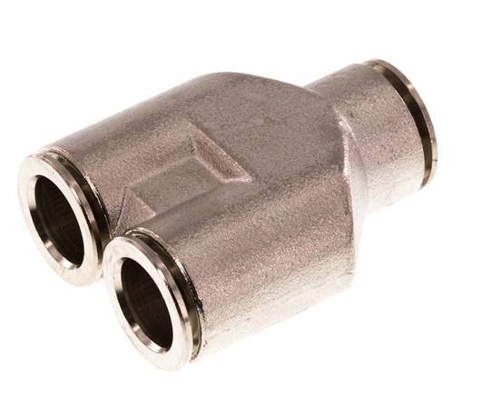 Racor rápido en Y de 12 mm Latón NBR