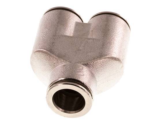Racor rápido en Y de 12 mm Latón NBR