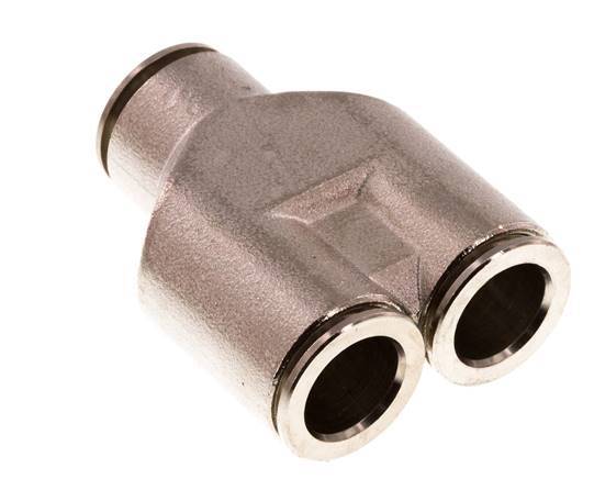 Racor rápido en Y de 12 mm Latón NBR