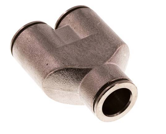 Racor rápido en Y de 12 mm Latón FKM