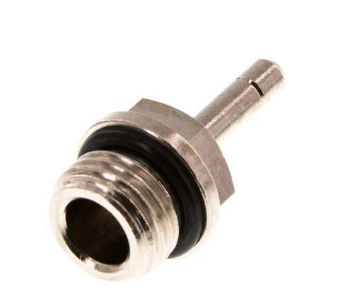 Racor de 4mm x G1/4'' con rosca macho de latón NBR [5 piezas]