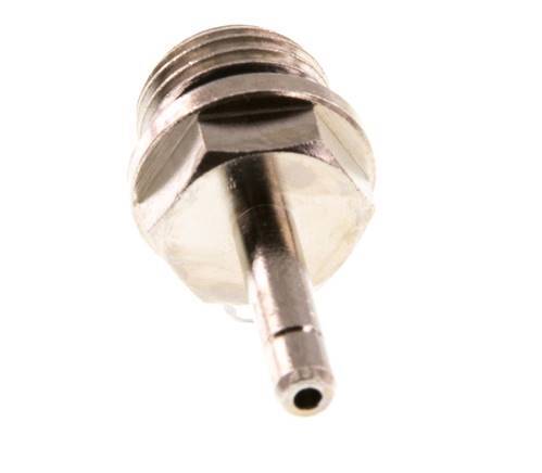 Racor de 4mm x G1/4'' con rosca macho de latón NBR [5 piezas]