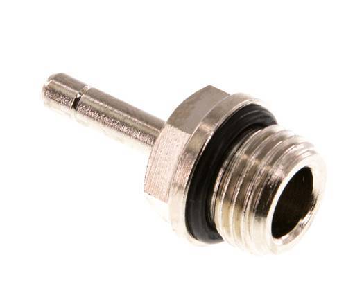 Racor de 4mm x G1/4'' con rosca macho de latón NBR [5 piezas]