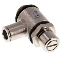 Válvula de control de flujo Codo de medición 8 mm - G3/8'' Latón Tornillo ranurado Banjo