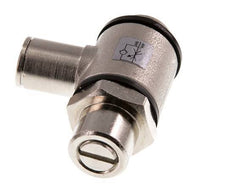 Válvula de control de flujo Codo de medición 8 mm - G3/8'' Latón Tornillo ranurado Banjo