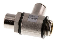 Válvula de control de flujo Codo de medición 8 mm - G3/8'' Latón Tornillo ranurado Banjo