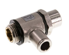 Válvula de control de flujo Codo de medición 8 mm - G3/8'' Latón Tornillo ranurado Banjo