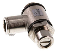 Válvula de control de flujo Codo de medición 10 mm - G3/8'' Latón Tornillo ranurado Banjo