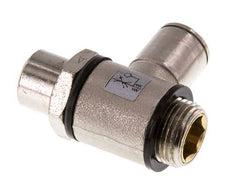 Válvula de control de flujo Codo de medición 10 mm - G3/8'' Latón Tornillo ranurado Banjo