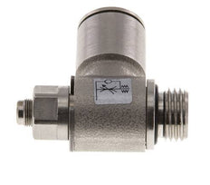 Válvula de control de flujo Codo de salida del medidor 12 mm - G1/4'' Tornillo ranurado de latón