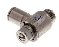 Válvula de control de flujo Codo de medición de 8 mm - G1/4'' Tornillo ranurado de latón