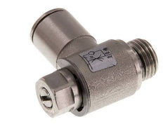 Válvula de control de flujo Codo de medición 10 mm - G1/4'' Tornillo ranurado de latón