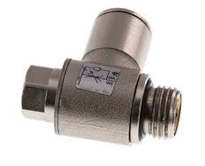 Válvula de control de flujo Codo de medición 10 mm - G1/4'' Tornillo ranurado de latón