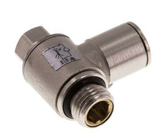 Válvula de control de flujo Codo de medición 10 mm - G1/4'' Tornillo ranurado de latón