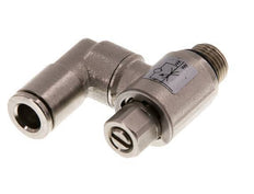 Válvula de control de flujo Meter-In Giratoria 6 mm - G1/8'' Tornillo ranurado de latón