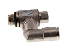 Válvula de control de flujo Meter-In Giratoria 6 mm - G1/8'' Tornillo ranurado de latón
