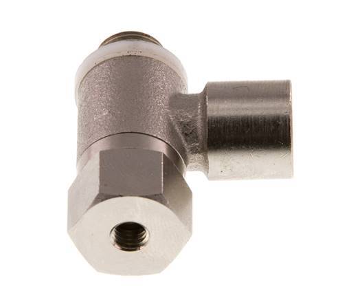 Válvula de retención pilotada G1/8'' Codo macho-hembra Latón 0,5-10bar (7-145psi)