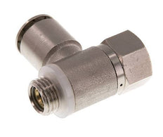 Válvula de retención pilotada de 12 mm y G 1/4'' codo macho de latón 0,5-10bar (7-145psi)