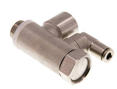 Válvula de retención pilotada de 4 mm y codo macho G1/4'' de latón 0,5-10bar (7-145psi)