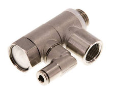 Válvula de retención pilotada de 4 mm y codo macho G1/4'' de latón 0,5-10bar (7-145psi)