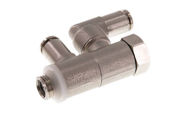 Válvula de retención pilotada Codo macho 4mm y G1/8'' Latón 0.5-10bar (7-145psi)