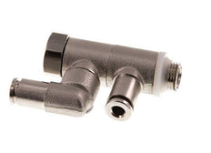 Válvula de retención pilotada Codo macho 4mm y G1/8'' Latón 0.5-10bar (7-145psi)
