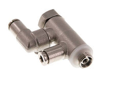 Válvula de retención pilotada Codo macho 4mm y G1/8'' Latón 0.5-10bar (7-145psi)
