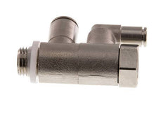 Válvula de retención pilotada de 8 mm y codo macho G1/4'' de latón 0,5-10bar (7-145psi)